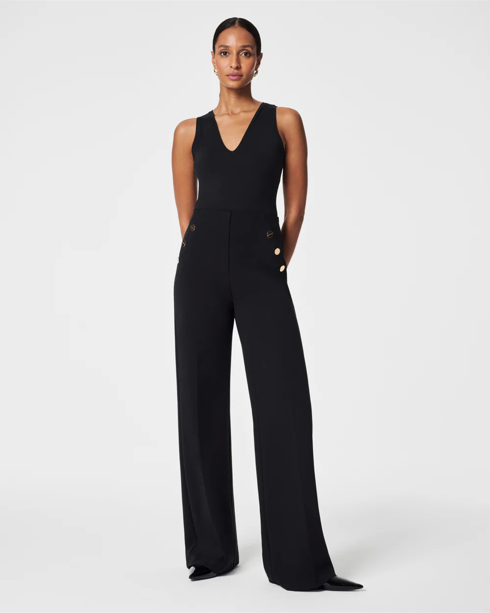 The Perfect Pant, Button Wide Leg | Spanx