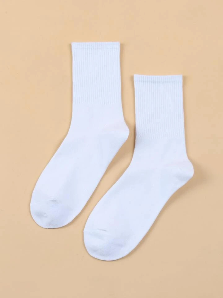 Solid Crew Socks | SHEIN