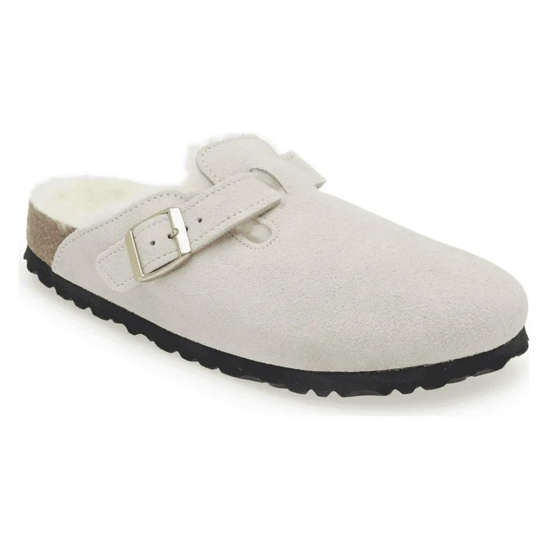 Birkenstock Women's Shoes Boston Shearling Clog Mules 1026192 | Walmart (US)