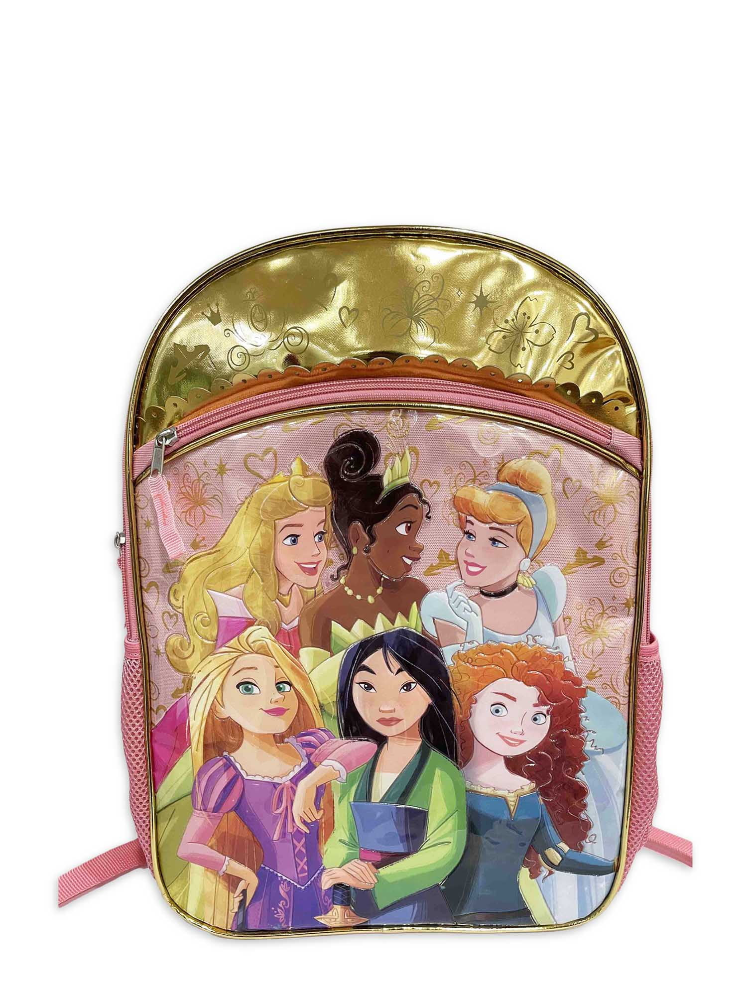 Disney Princesses Pink Girls' Backpack with Adjustable Straps | Walmart (US)