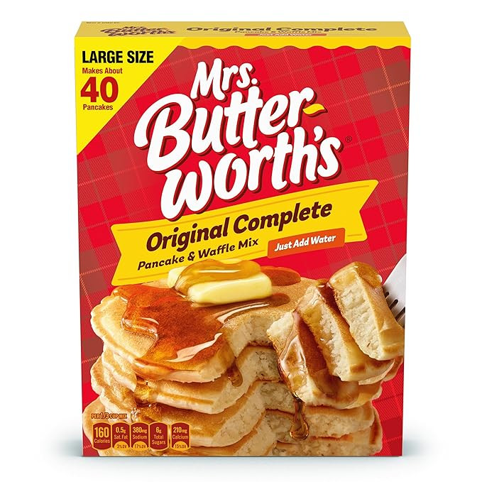 Mrs. Butterworth Pancake and Waffle Mix, 32 Ounce | Amazon (US)
