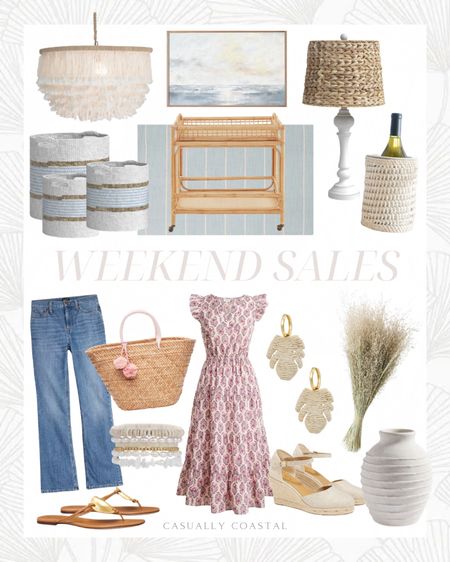 Weekend Sales

Coastal home, coastal style, coastal decor, coastal decor sales, sale finds, home, spring style, spring outfit, dress, vacation outfit, jeans, resort wear, ocean art beach wall art, framed art, coastal art, white round vase, seagrass basket, light pendant, Miramar woven wine chiller, Patos sandal, neutral sandals, spring shoes, Victoria Emerson jewelry, beach style earrings, stacking bracelets, rattan bar cart, espadrille wedges, flare crop mid rise jean, resin table lamp, ruffle sleeve midi dress, striped flatweave area rug, blue rug 

#LTKsalealert #LTKstyletip #LTKhome