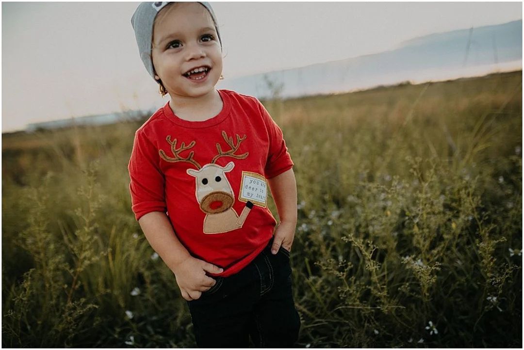 Reindeer Shirt Kids Christmas Shirt Toddler Deer Shirt - Etsy | Etsy (US)
