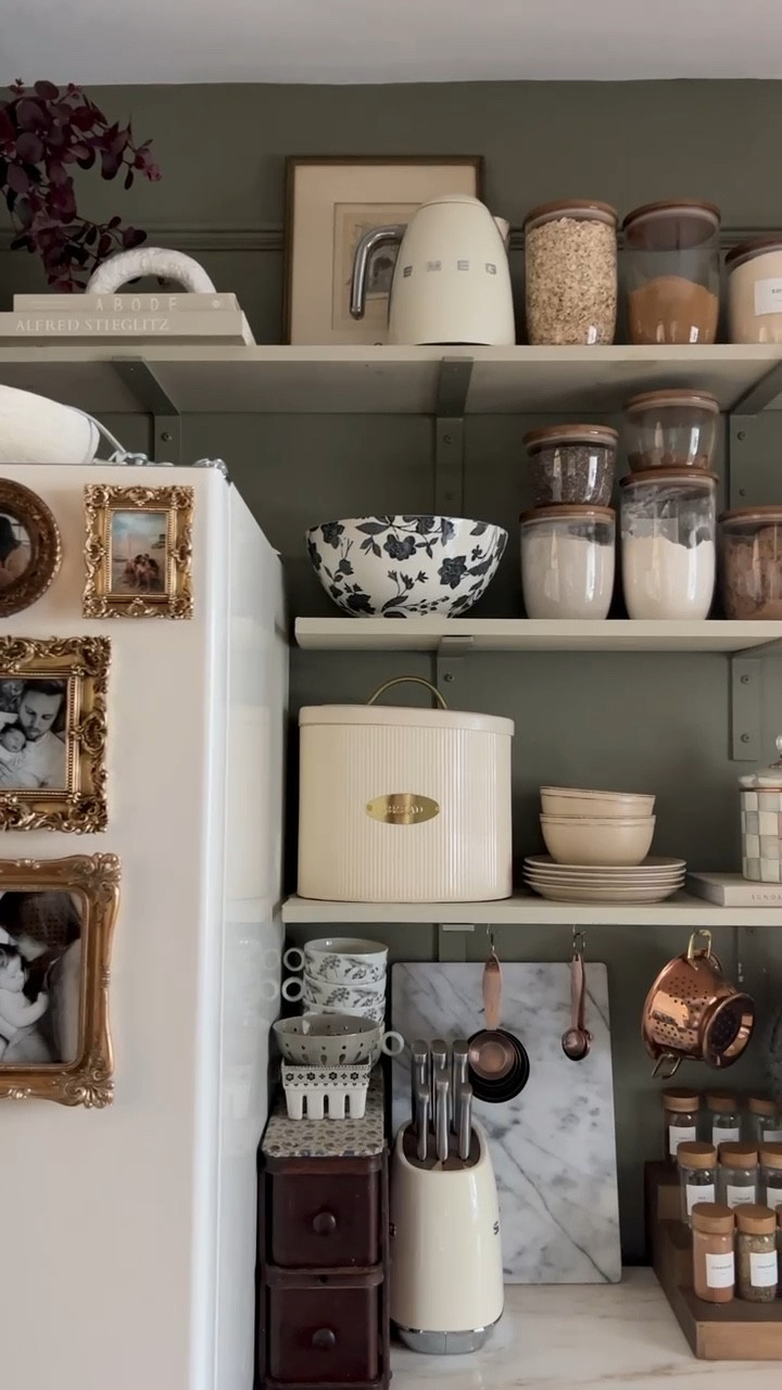 kitchen organization, kitchen decor, home decor, kitchen essentials, shelf decor

#LTKhome #LTKunder50