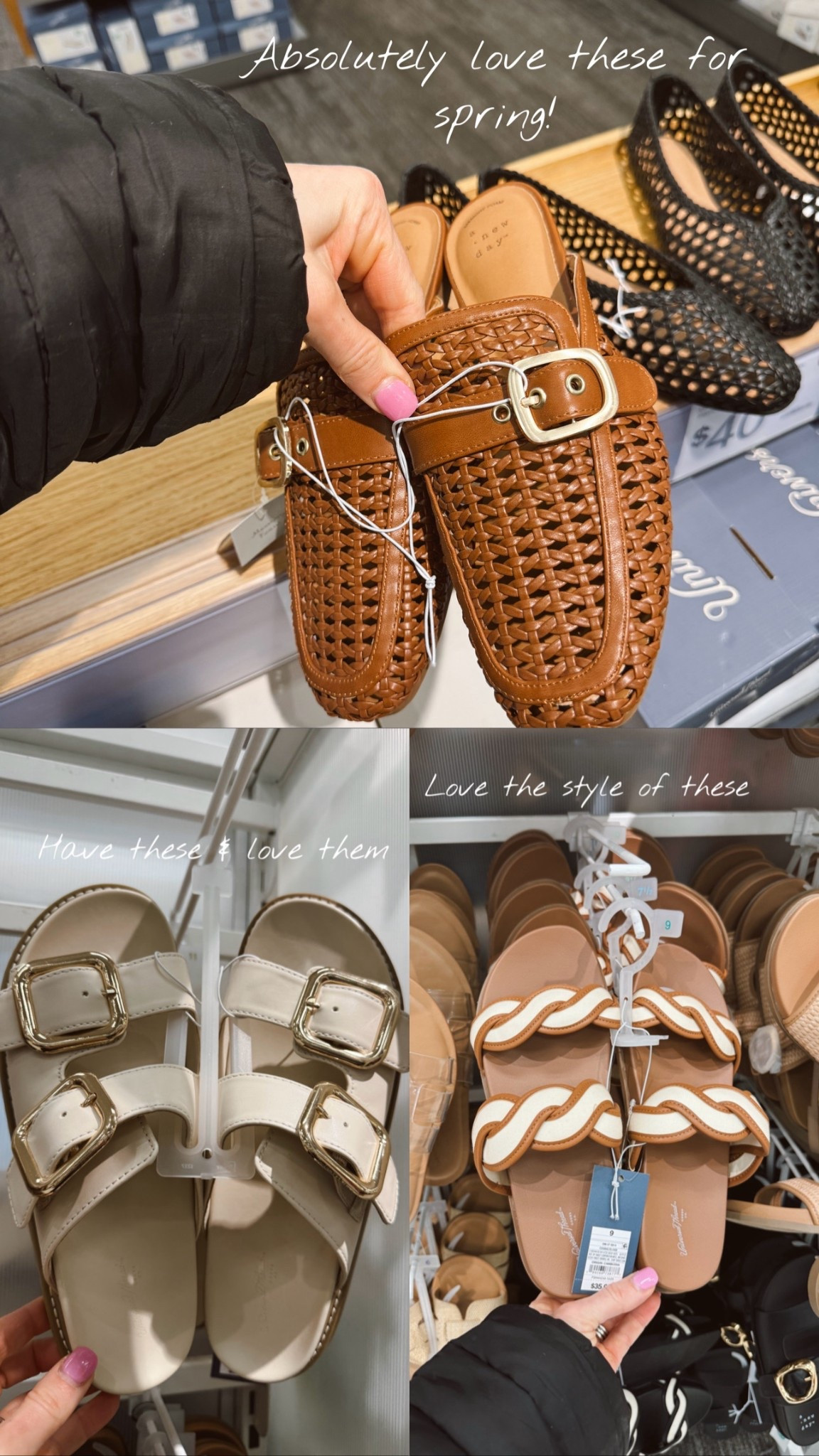 Target also dropped some really cute shoes/sandals 😍