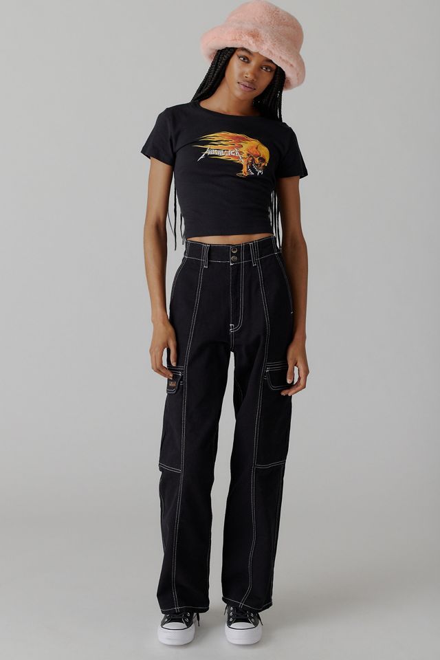 BDG High-Waisted Skate Jean—Washed Black Denim | Urban Outfitters (US and RoW)