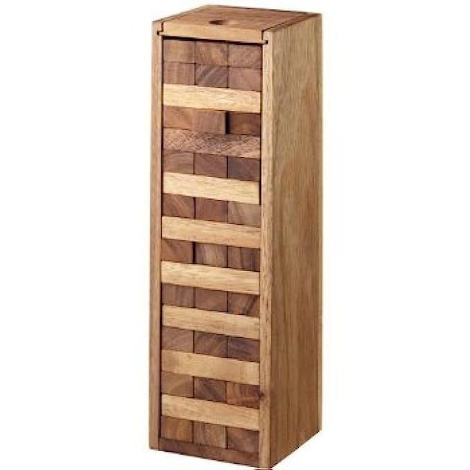 Monkey Pod Games Large Tumbling Tower Game with a Wooden Box (13 Inch) | Amazon (US)