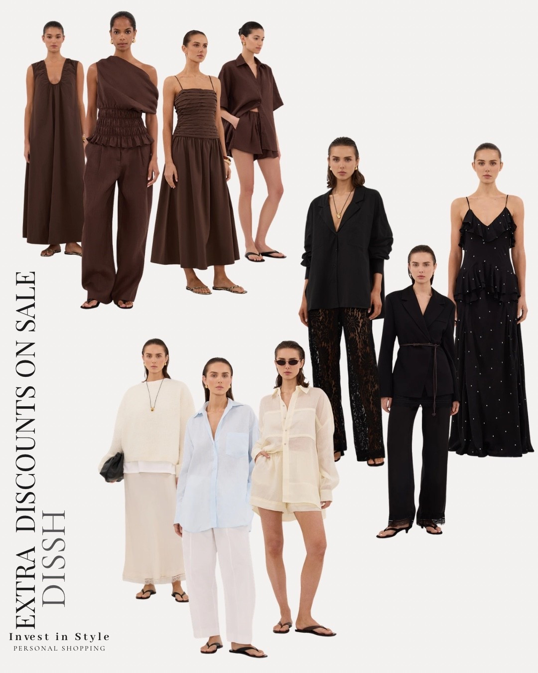 20% off Dissh SALE 
Things to look at 
Co ord sets - dresses - blazers and the oversized shirts 👌🏻 
Remember Dissh come up big in the most part . 
And an Australian size 10 is equal to a U.K. size 10 

#LTKdresses #LTKsummer #LTKsale