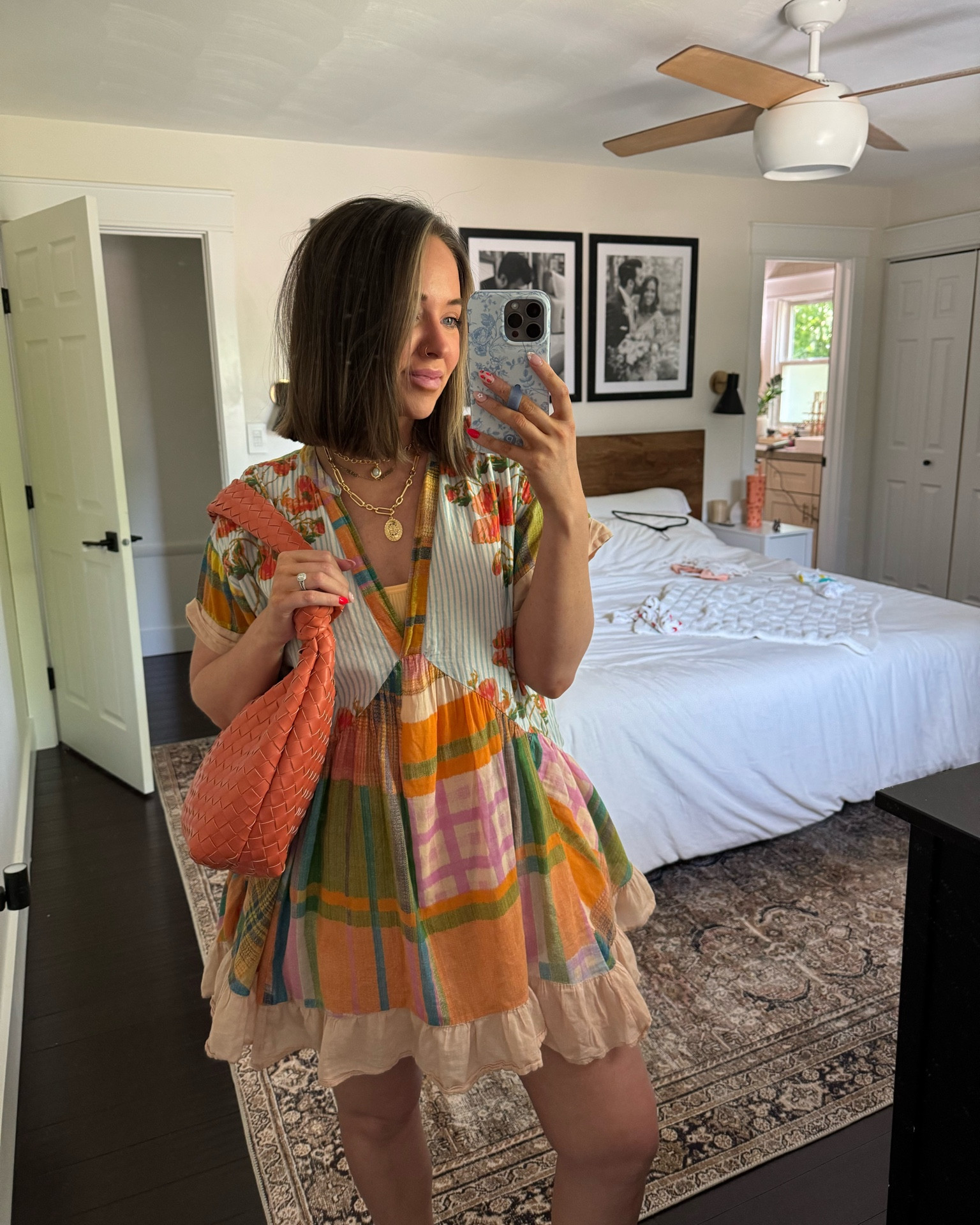 The cutest summer dress!!!! Perfect for a bbq / picnic… or everyday 🧡🤭 in a size medium and it fits great. I’m 5’4 and added shorts underneath to play it safe (chasing around a toddler 🤪)

Free people, summer dresses, target bag, target accessories, bright fun dresses, electric picks 

#LTKSeasonal