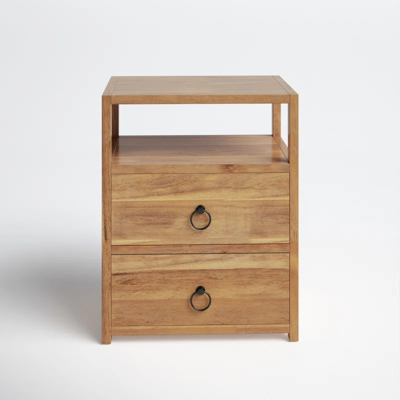 Elin 26.5'' Tall 2 - Drawer Nightstand | Wayfair North America