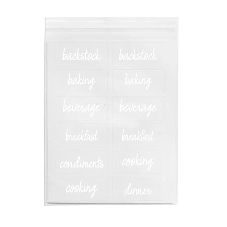 The Home Edit Clear Pantry Labels, Pack of 24 | Walmart (US)