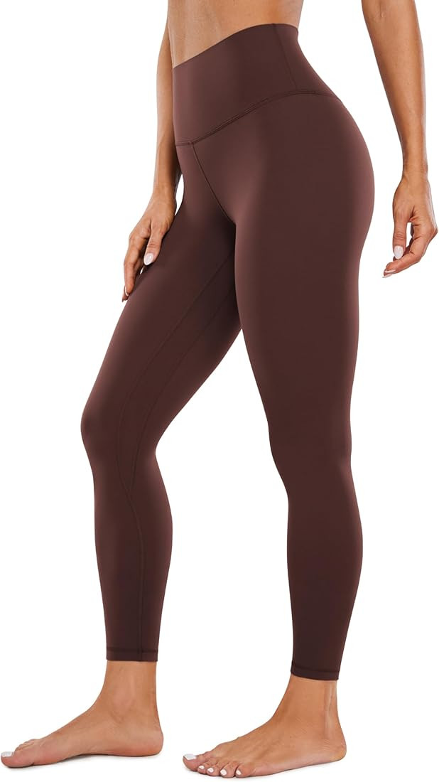 CRZ YOGA Womens Butterluxe High Waisted Yoga Leggings 25 Inches - Double Seamed Buttery Soft Comf... | Amazon (US)