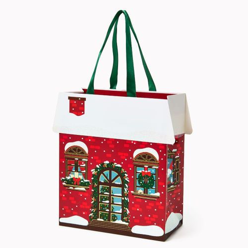 Holiday House Medium Die-Cut Gift Bag | Barnes & Noble
