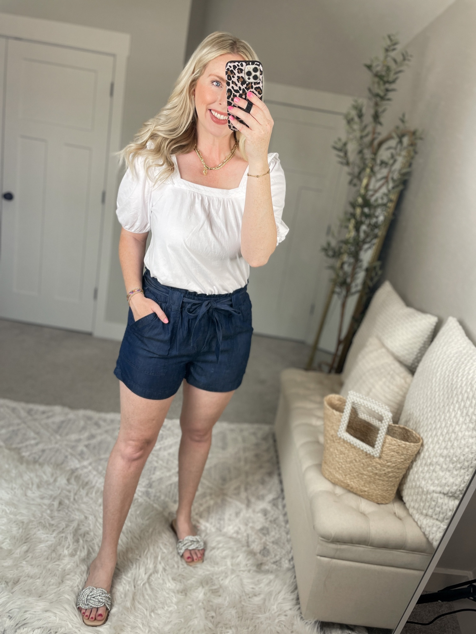 Weekend Walmart wins try on
White square neck top- medium, would prefer a small 
Shorts- medium

#LTKshoecrush #LTKSeasonal #LTKunder50