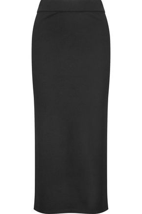 Iris And Ink Woman Stretch-jersey Midi Skirt Black Size 12 | The Outnet US