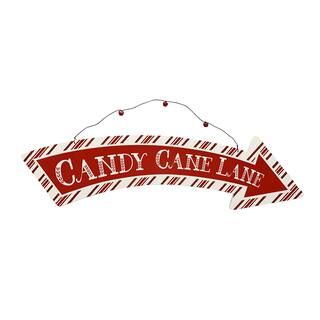 32" Peppermint Lane Candy Cane Arrow Christmas Wall Sign by Ashland® | Michaels Stores