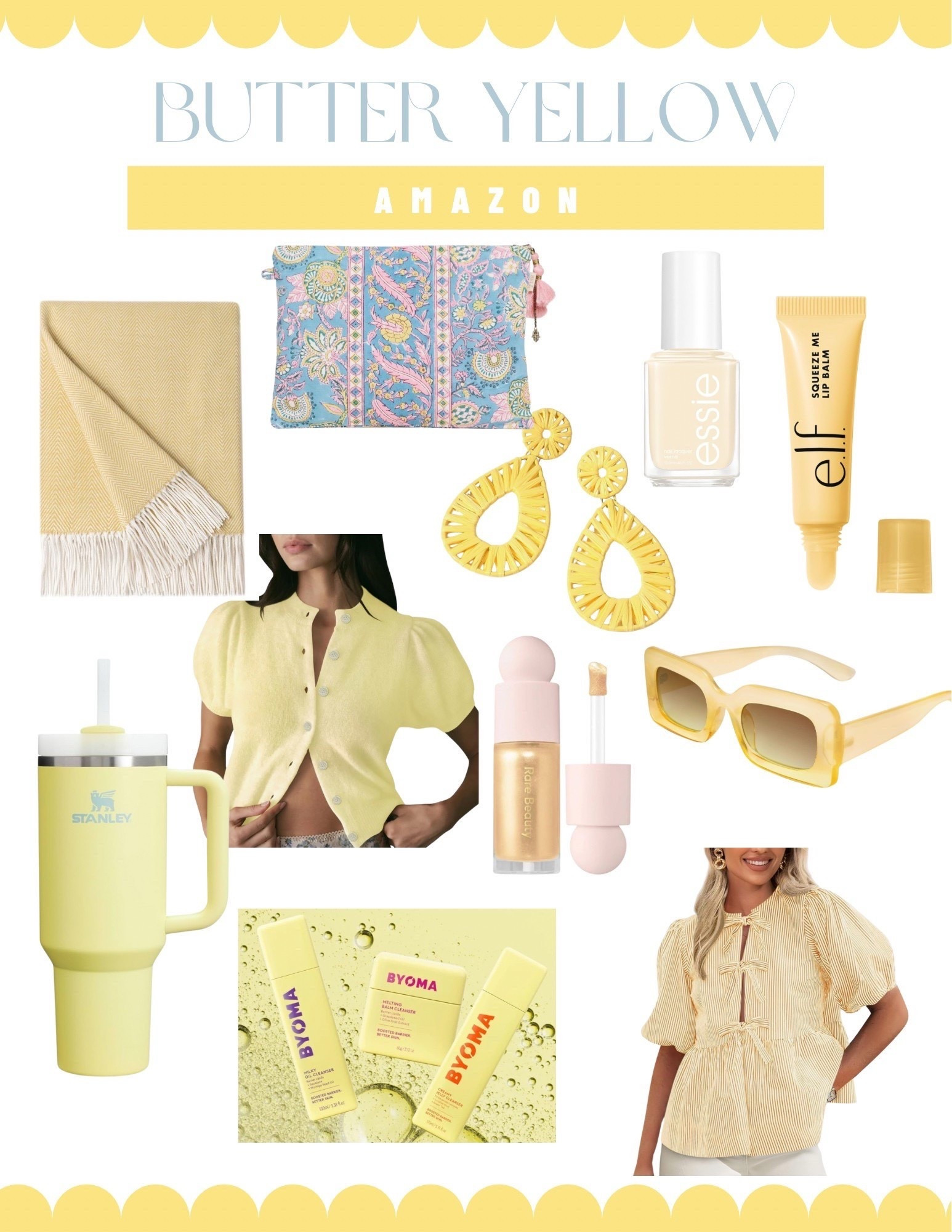 Butter yellow, the soft and soothing yet colorful and bright tone of the season. It has a melt in your mouth kind of vibe. Shop all my selections from Amazon  #LTKFindsUnder100 #LTKStyleTip

Follow my LTK @Alivedinhome on the @shop.LTK app to view this post and get my exclusive app-only content!

#liketkit #LTKBeauty
@shop.ltk
https://liketk.it/5ck2k
