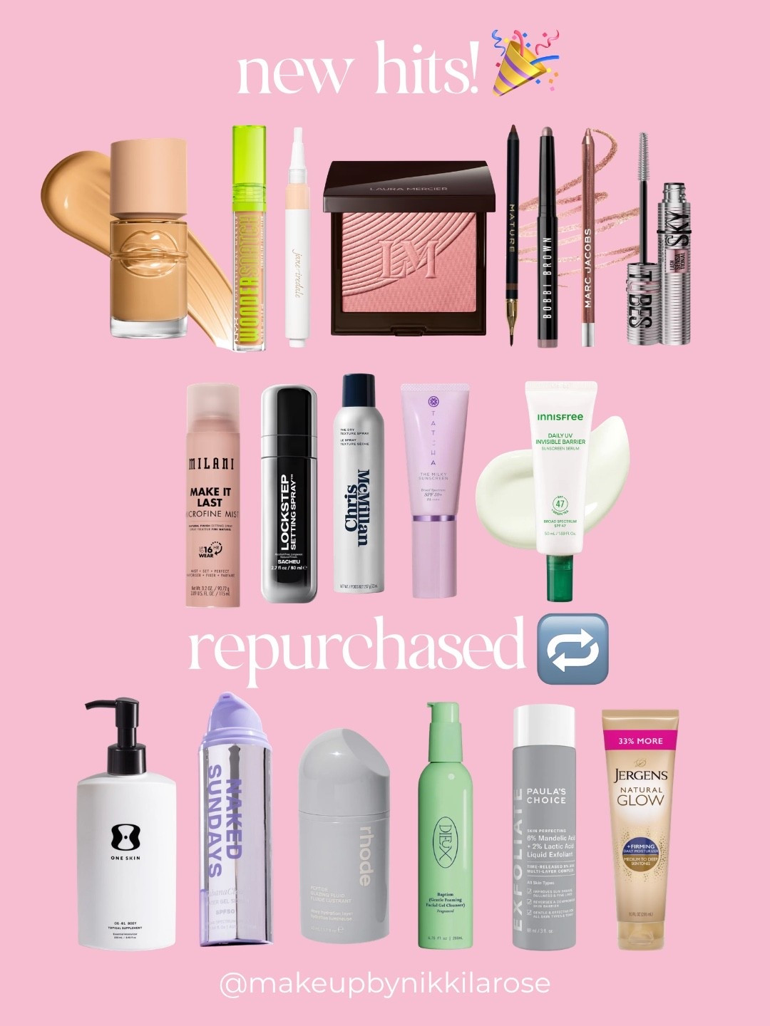 new products I tried & loved and repurchased! ❤️

#LTKBeauty