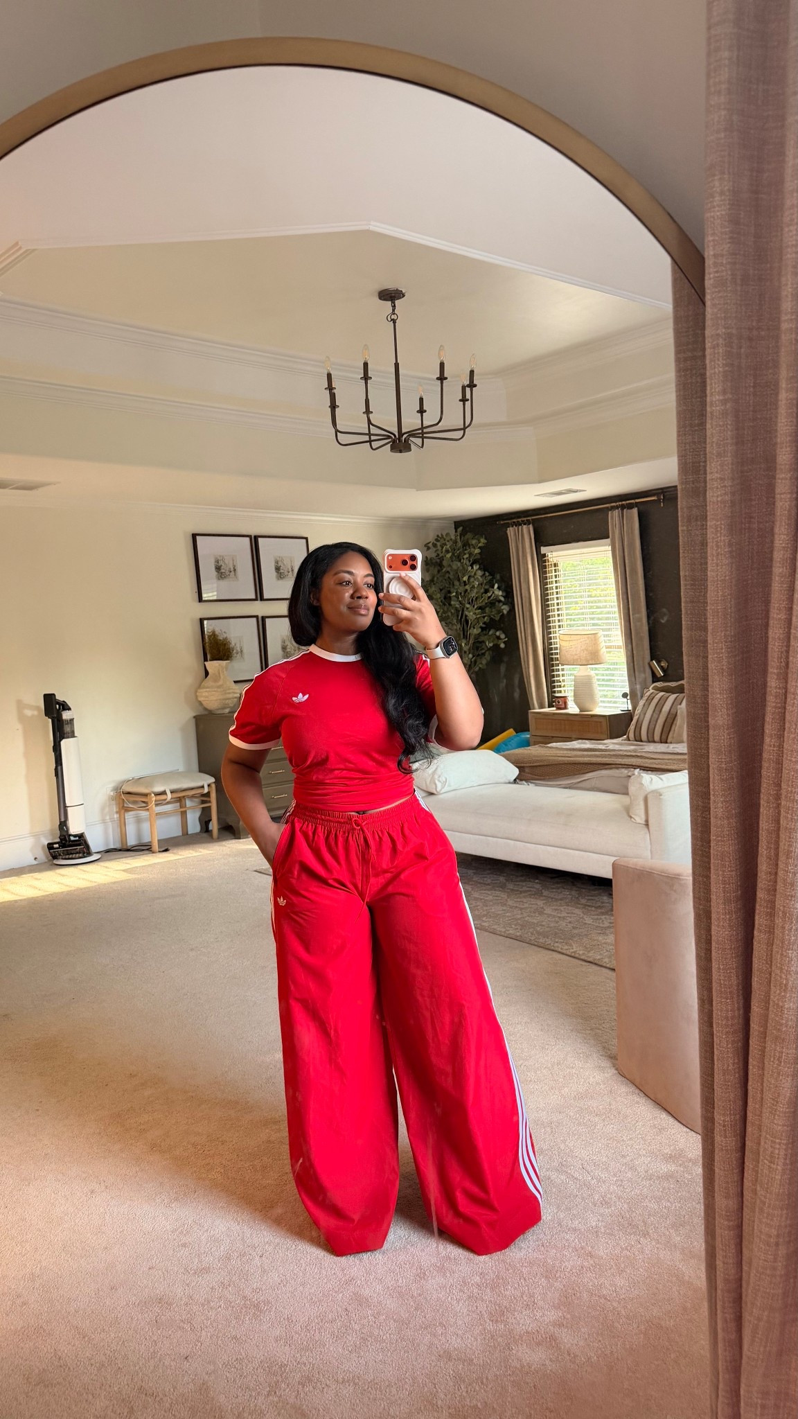 Don’t sleep on this red track set. Oh my gosh, it’s so cute and I couldn’t be more happier to wear it day to day. I’m ready for all the sports 🏈  #

#LTKMidsize #LTKmomlife #LTKActive