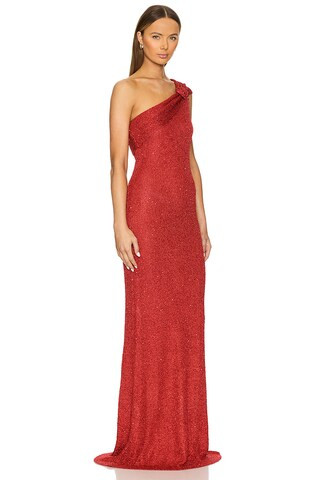 Silvia Maxi Dress in Red | Revolve Clothing (Global)