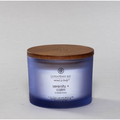 11oz Glass Jar 3-Wick Candle Serenity + Calm - Mind & Body by Chesapeake Bay Candle | Target