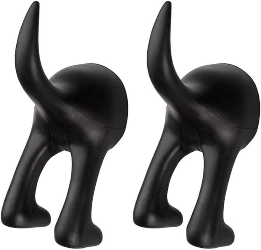 IKEA Bastis 2 Black Hooks for the Dog Cat Pet leashes hanger | Amazon (US)