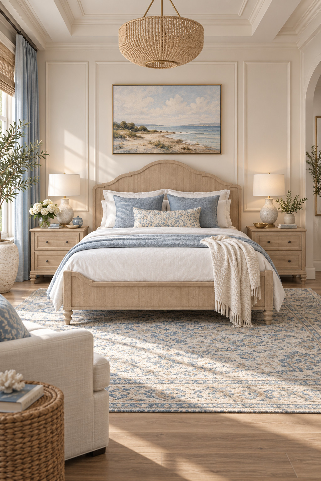 I wanted this room to feel light, polished and quietly coastal, so we started with this beautiful light wood bedroom set and added soft blue bedding, creamy layers, an oversized rug and natural textures. The finished space feels so fresh and welcoming without going full beach house. 🌿 Such a pretty Wayfair Labor Day sale find if your bedroom needs an easy refresh.

#Wayfair #WayfairSale #LaborDaySale #LaborDayHomeDeals #BedroomSet #LightWoodFurniture #GuestBedroom #GuestBedroomInspo #GuestBedroomIdeas #GuestBedroomDecor #CoastalBedroom #CoastalHome #BedroomRefresh #BedroomMakeover #WayfairFinds 

 #LTKSeasonal #LTKHome #LTKSaleAlert
