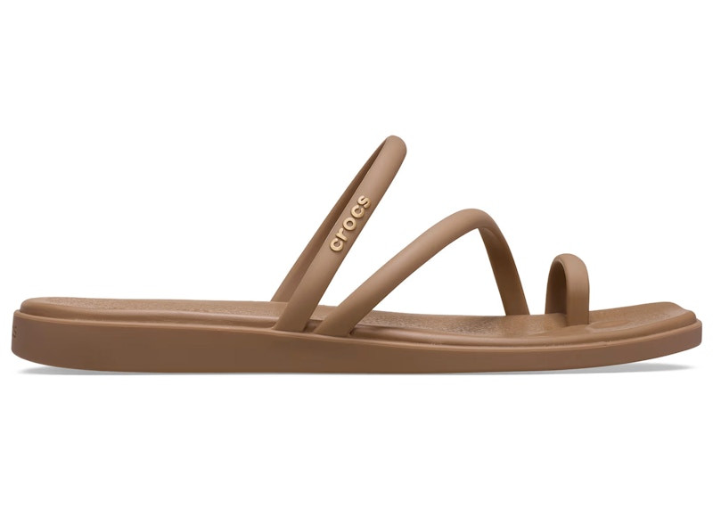 Crocs Miami Toe Loop Sandal (Women's) Sneakers in Milk Chocolate | StockX