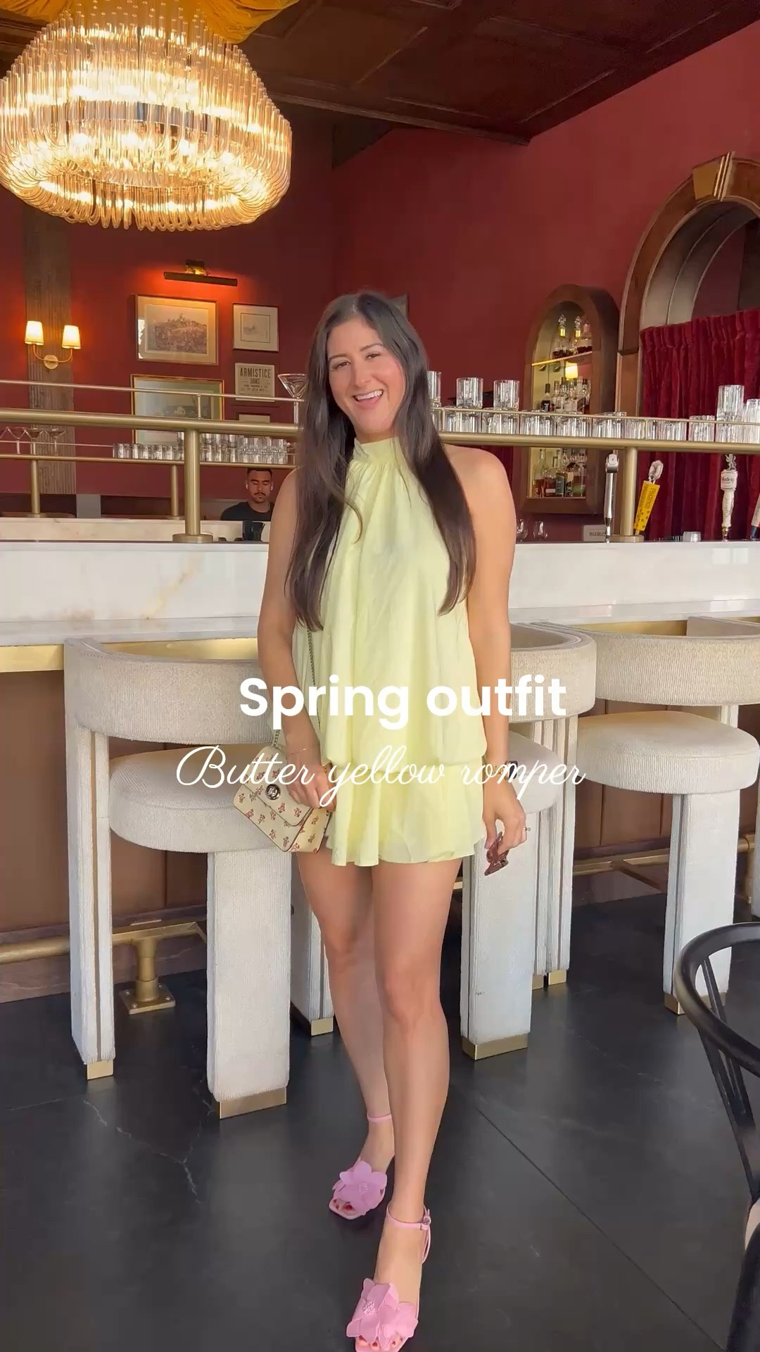 I have gotten so many compliments on this butter, yellow romper! I’m wearing a small. 

#LTKootd #LTKspring #LTKSeasonal