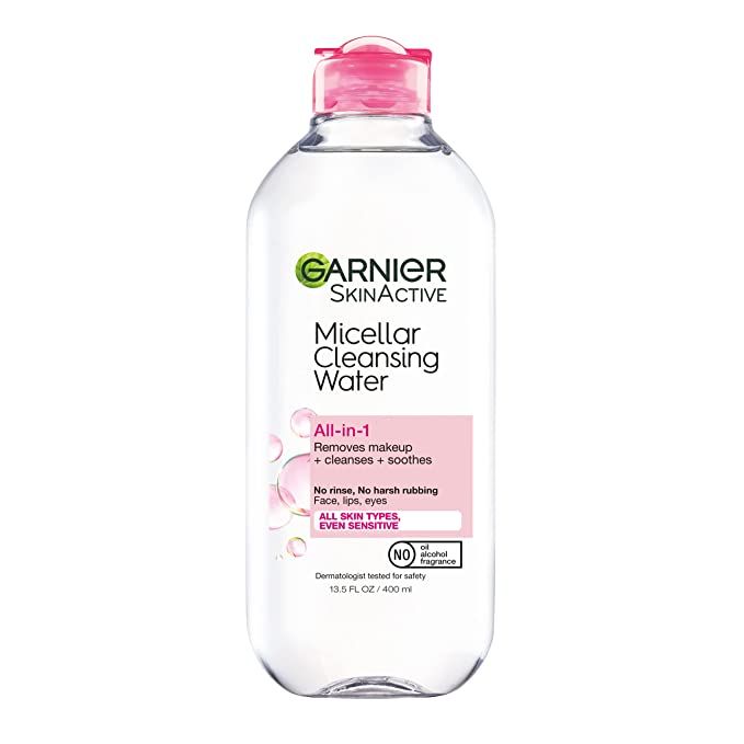 Garnier SkinActive Micellar Water for All Skin Types, Facial Cleanser & Makeup Remover, 13.5 Fl O... | Amazon (US)