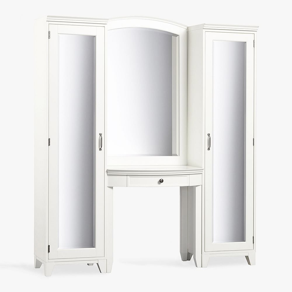 Hampton Vanity Set, Simply White,In-Home | Pottery Barn Teen