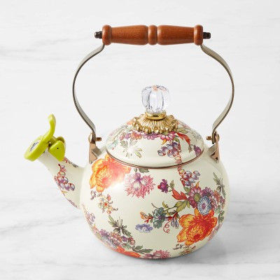 MacKenzie-Childs Whistling Flower Market Teakettle | Williams-Sonoma