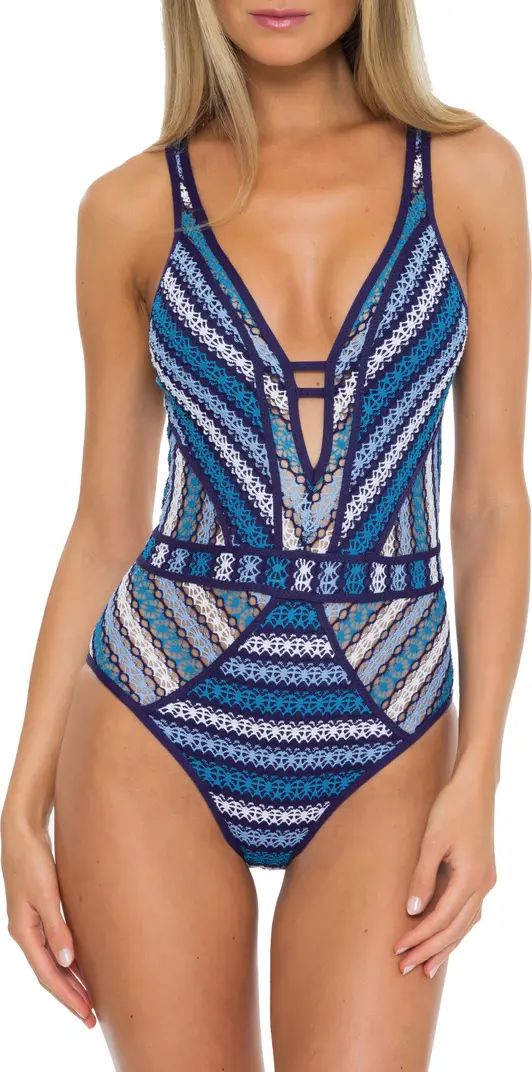 Driftwoold Crochet One-Piece Swimsuit | Nordstrom Rack