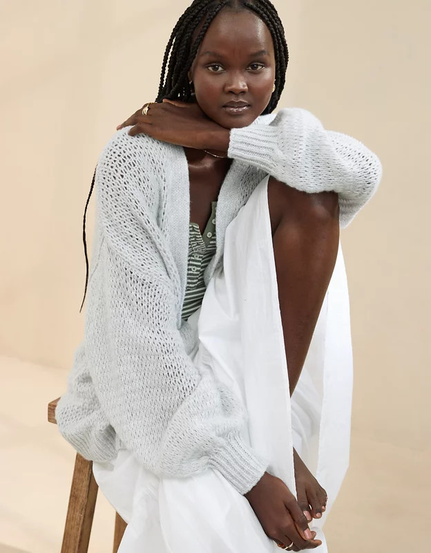 Aerie Slouchy Cardigan | American Eagle Outfitters (US & CA)