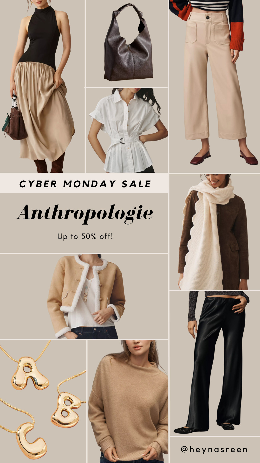 Cyber Monday Sale: Get up to 50% off at Anthropologie! So many chic clothes, accessories, gift ideas and more. 

 

#LTKCyberWeek #LTKSaleAlert