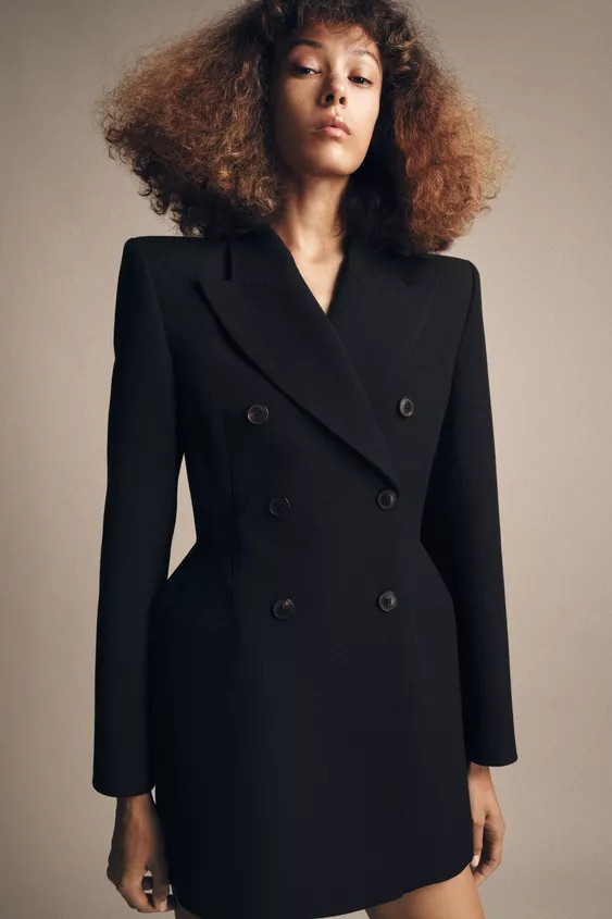 ZW COLLECTION DOUBLE BREASTED BLAZER DRESS | Zara US