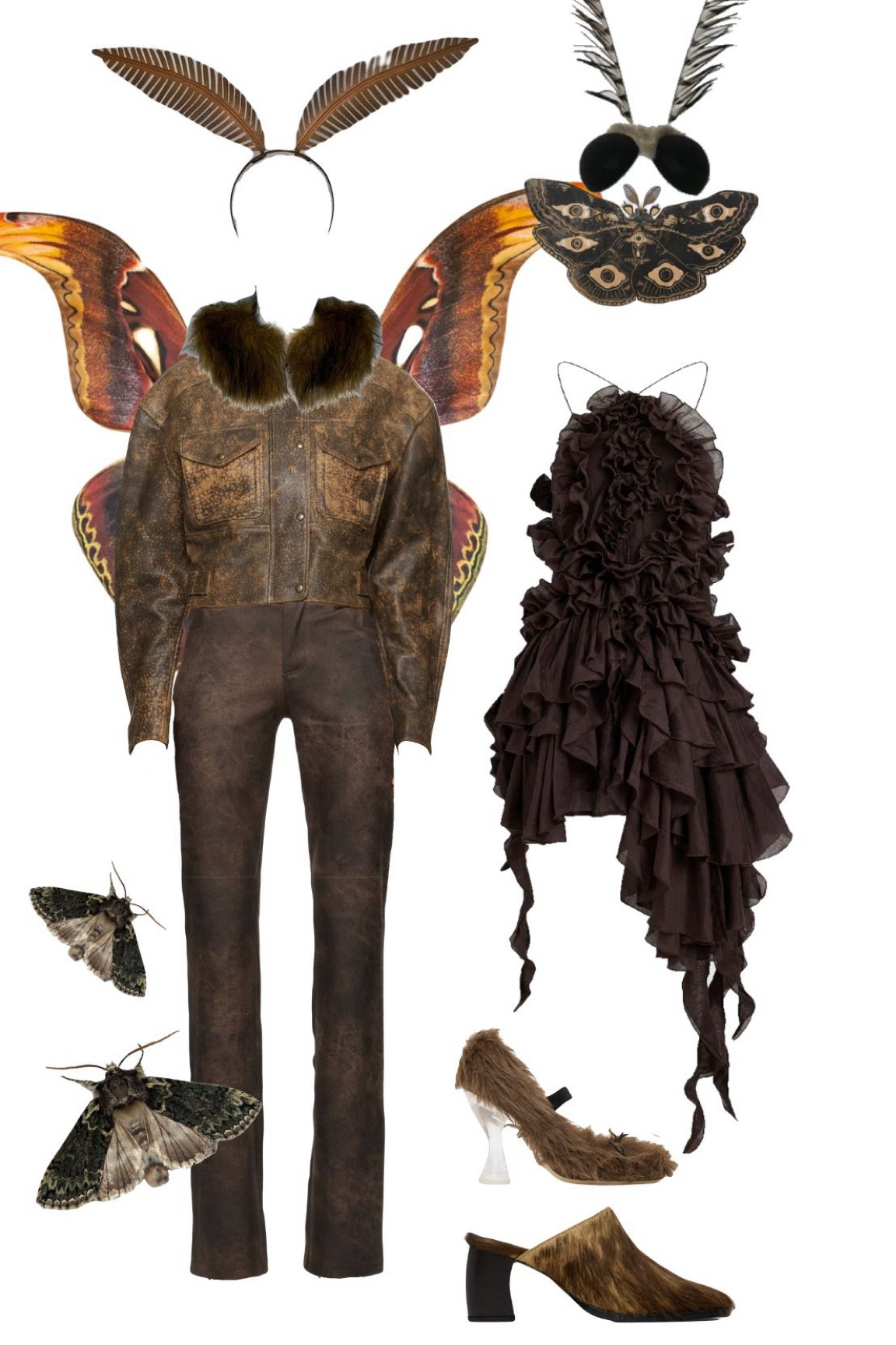 Unique Halloween costumes I want to see this year: the West Virginia Mothman. This is part two of my cryptid edit and happens to be my favorite creature from my cryptid research. For this one I did two edits - a simple semi ready to wear version and a pretty more feminine version. 

#LTKSeasonal