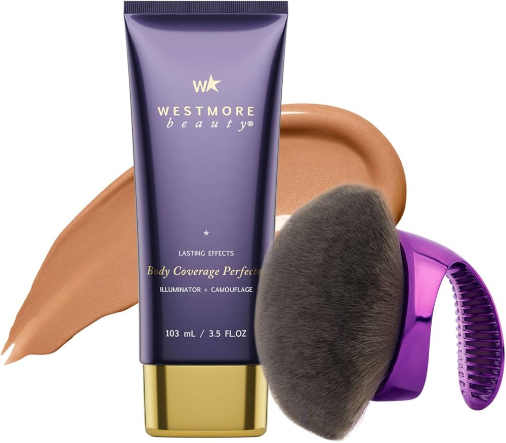 Westmore Beauty Body Coverage Perfector x Blend & Blur Body Brush Kabuki Brush - Waterproof Leg &... | Amazon (US)