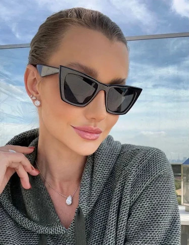 I Believe Collection - Black Coloured Sunglasses w/ Black Lenses | AC Brazil (US)