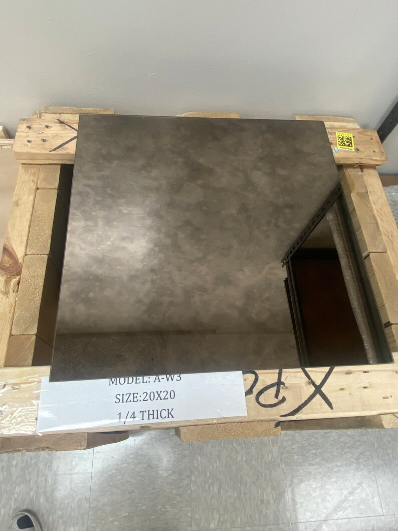 Antique Mirror Tile A-W3 Cloudy Brown 20x20 New - Etsy | Etsy (US)