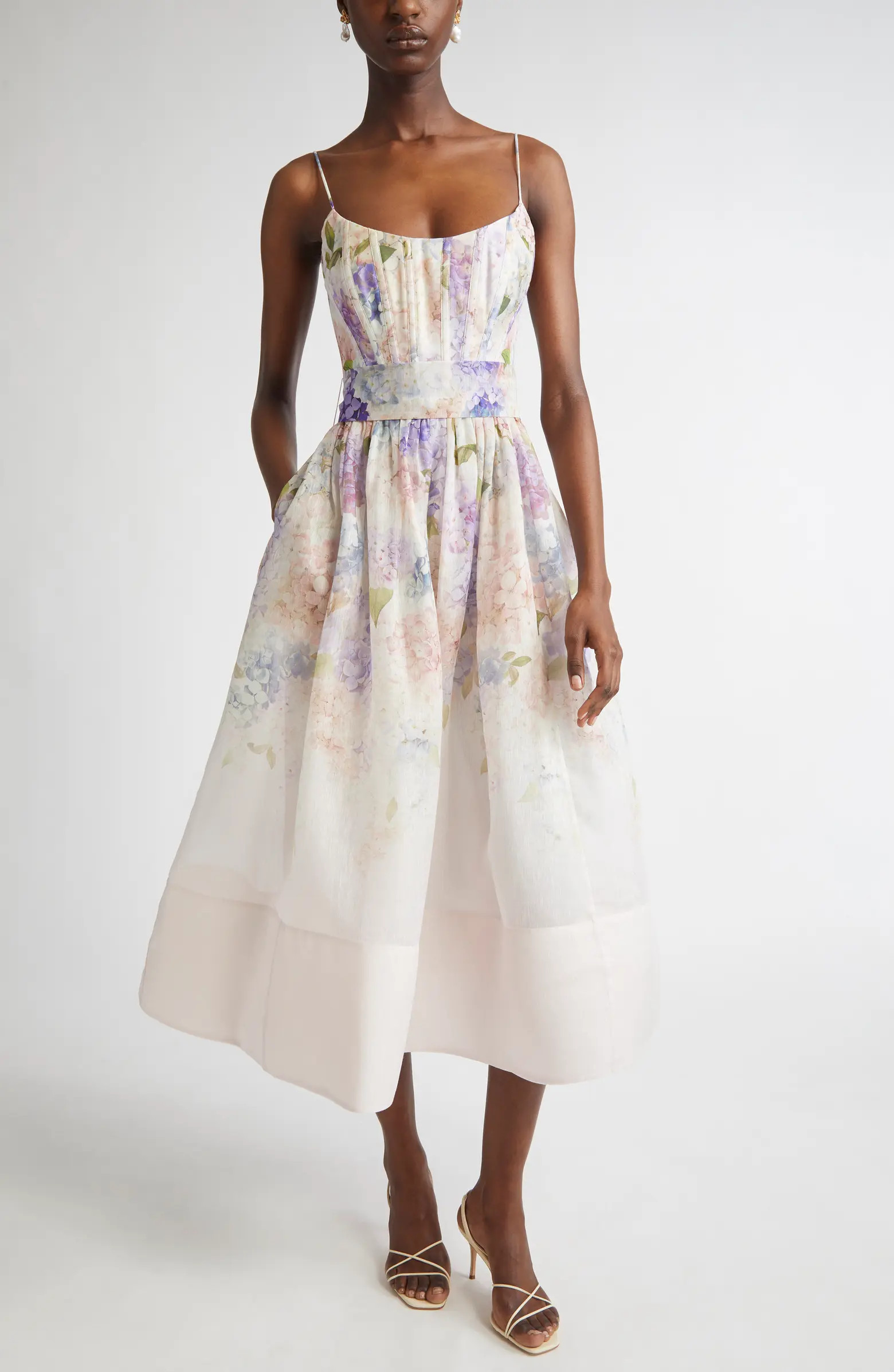 Zimmermann Bliss Floral Print Corset Dress | Nordstrom | Nordstrom