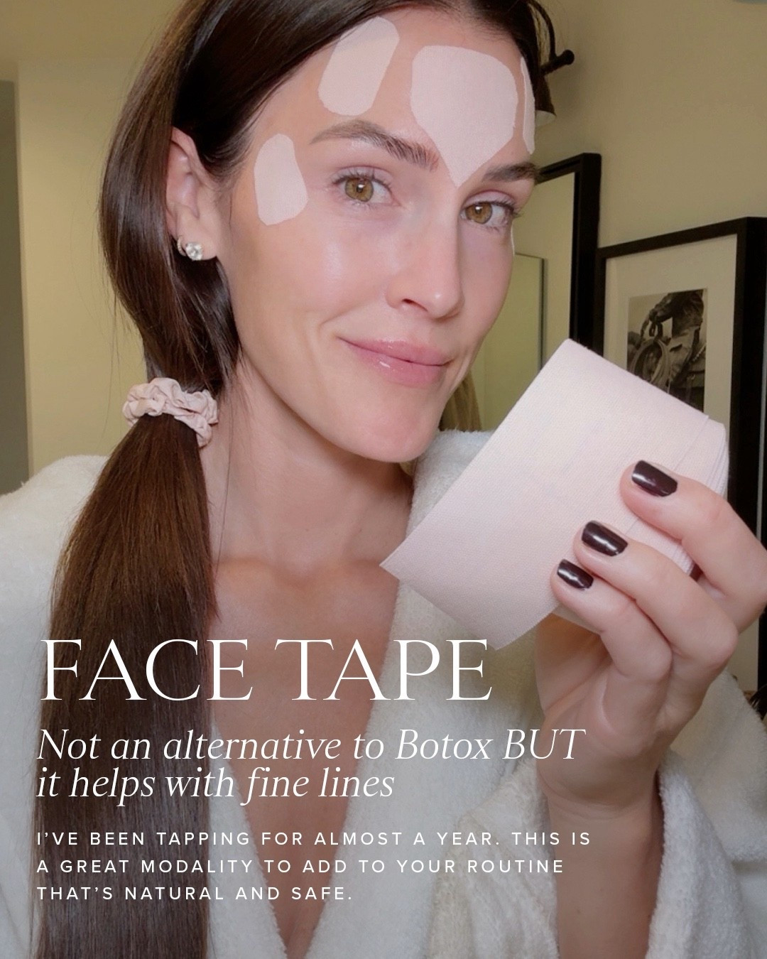 Natural and non-toxic skin smoothing modality, FACE TAPE!!🙋🏻‍♀️ learn how-to do it on my tiktok or Instagram 

Beauty
Skincare 

#LTKBeauty