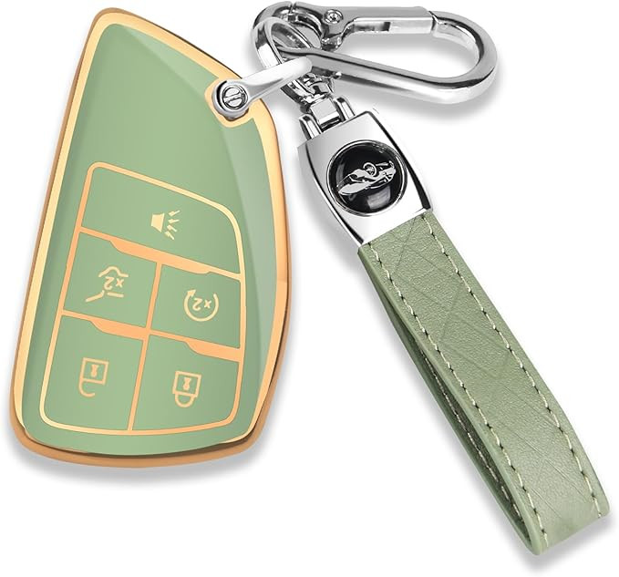 QBUC for Chevy Key Fob Cover with Keychain Soft TPU Protection Case Compatible with 2021-2026 Che... | Amazon (US)