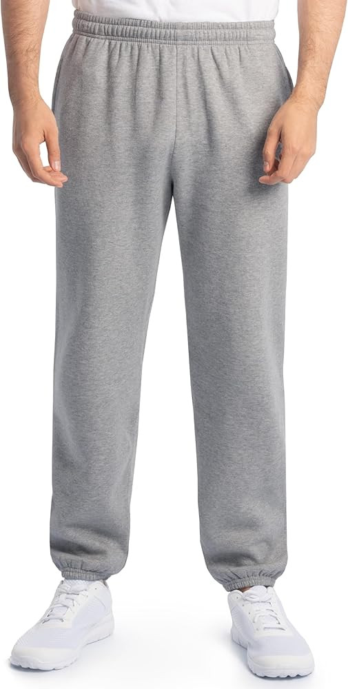 Fruit of the Loom Eversoft Fleece Elastic Bottom Sweatpants with Pockets, Relaxed Fit, Moisture W... | Amazon (US)