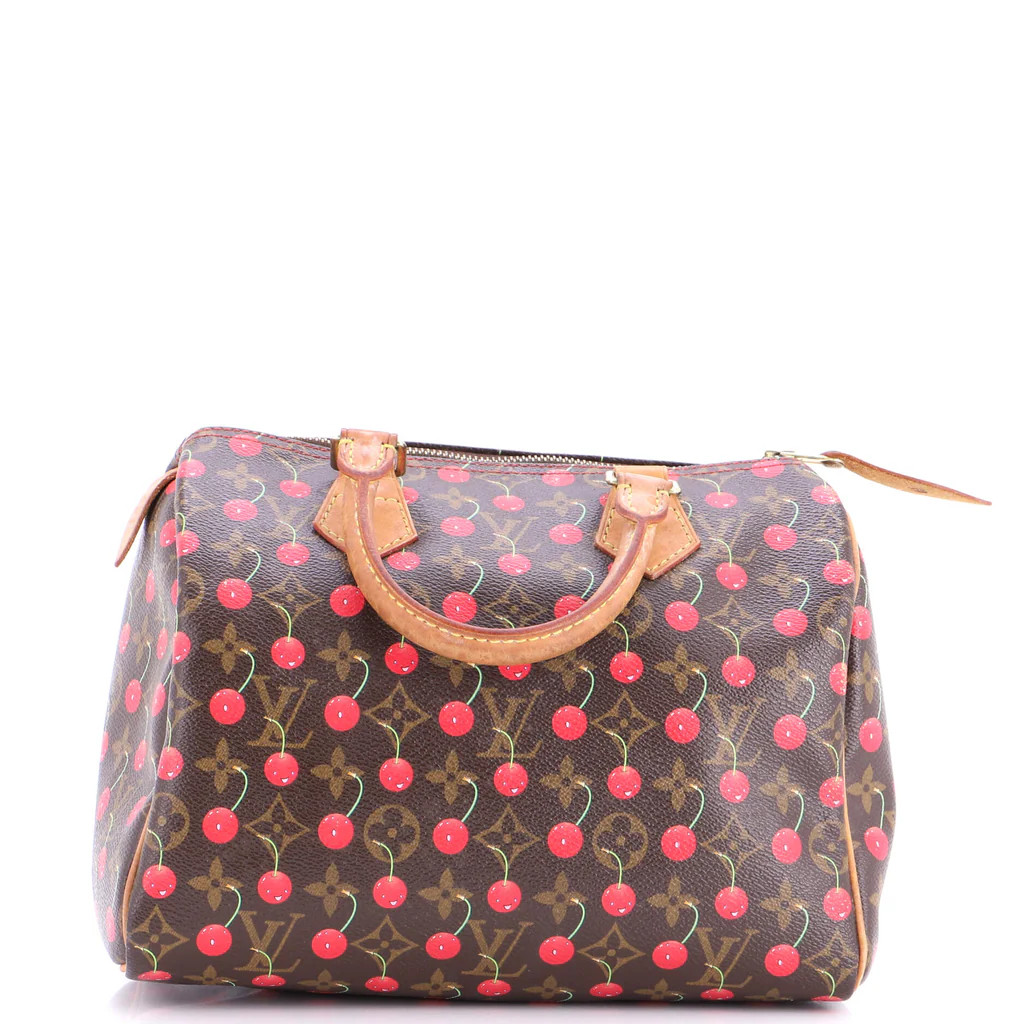 Speedy Handbag Limited Edition Monogram Cerises 25 | Rebag