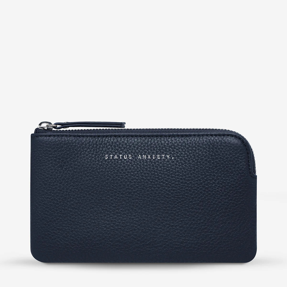 Smoke and Mirrors Midnight Blue Leather Pouch | Status Anxiety® Official | Status Anxiety 
