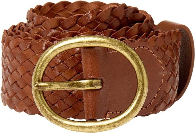 Lucky Brand Women's Western Style Braided Leather Belts | Amazon (US)