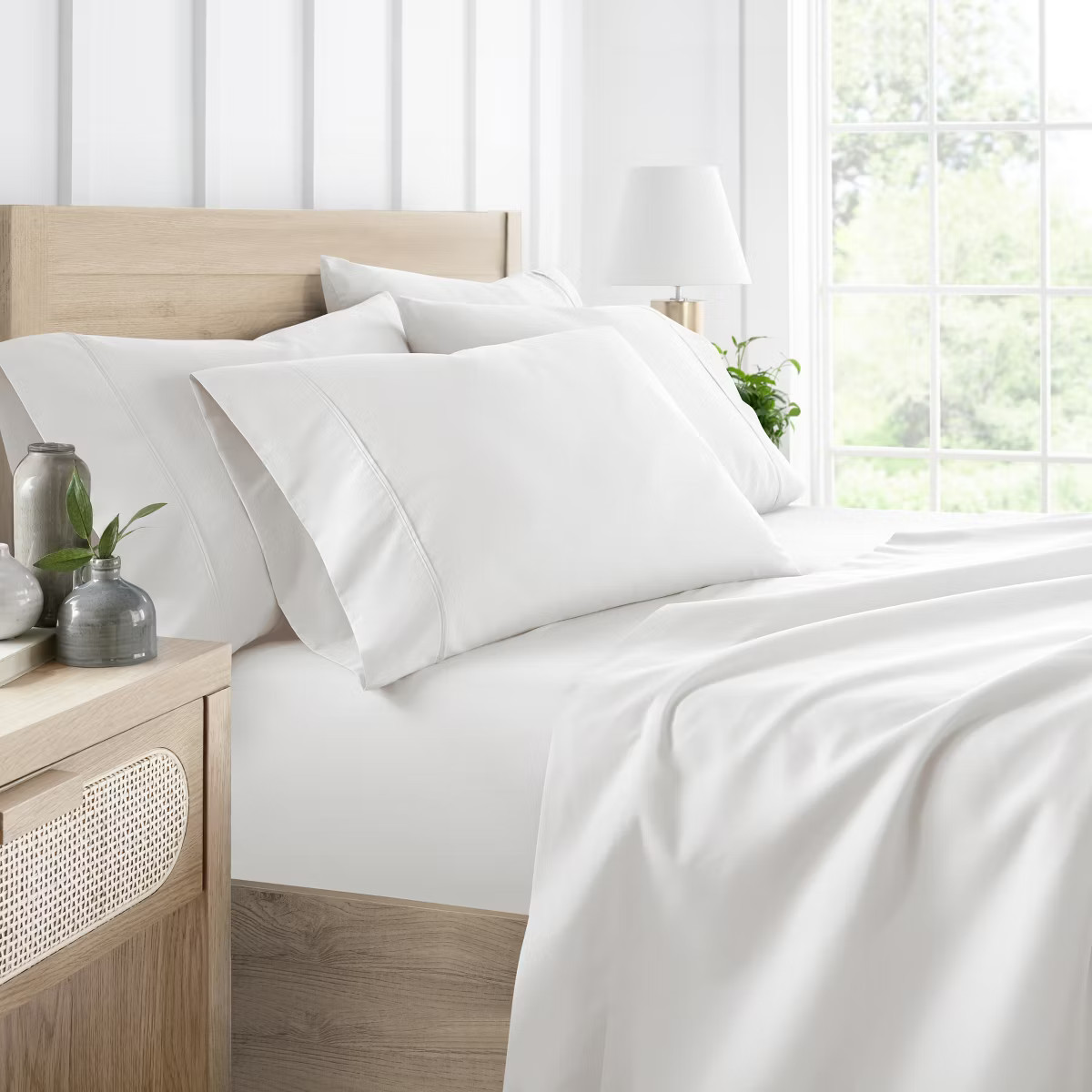 Solid 6 Piece Sheet Set - Ultra Soft, Easy Care - Becky Cameron (Extra Pillow Cases!) | Target