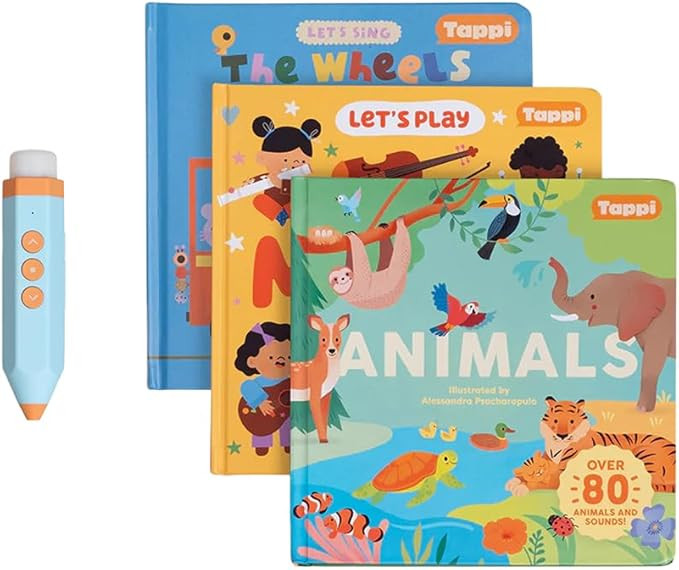 Tappi Starter Set - 1 Play Pen and 3 Interactive Books for Kids | Amazon (US)