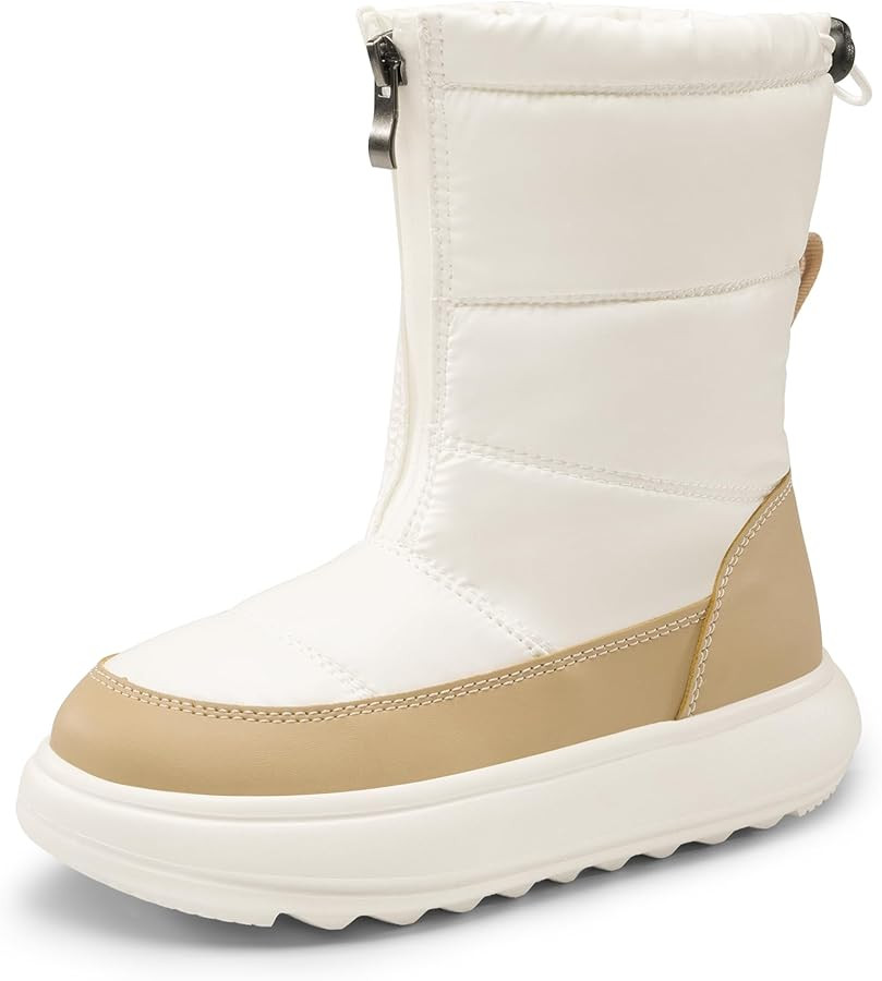 DREAM PAIRS Girls Boys Snow Foldable Boots Shaft Lightweight Mid Calf Winter Shoes for Little/Big... | Amazon (US)